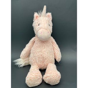 Manhattan Toy Company Adorables Unicorn 15" Pink Plush Stuffed Toy Soft Animal